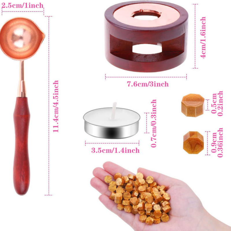 Wax Seal Set Includes 200 Gold - Wax Seal Stamp Set recensie en prijs