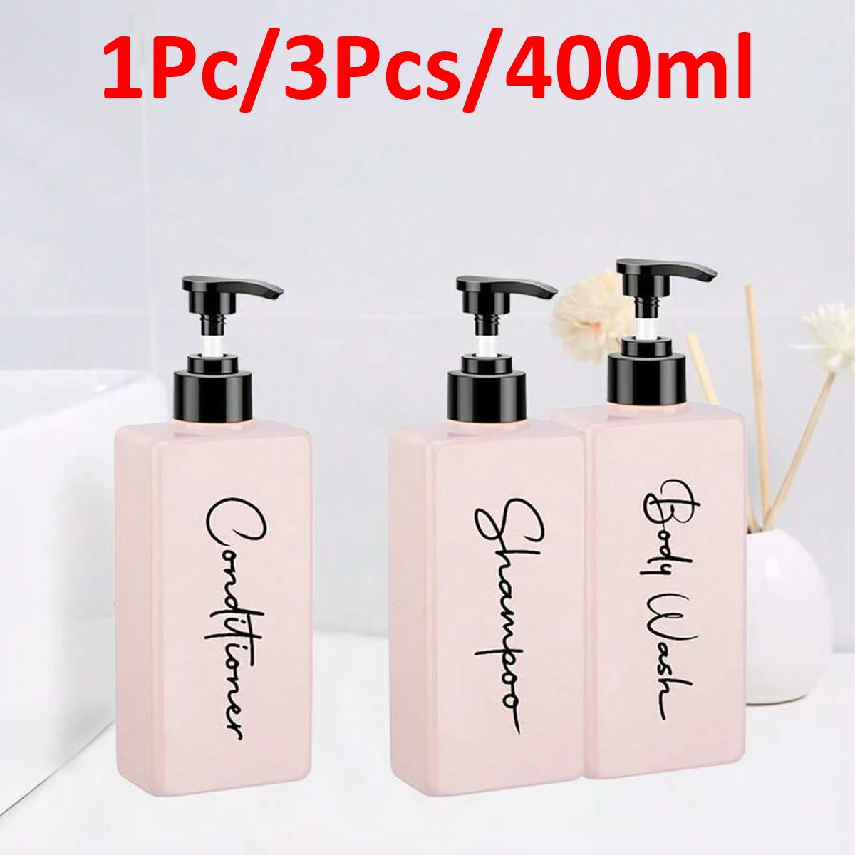 3-Pack 400ml Soap Dispenser wi - Gel Refill Pack recensie en prijs