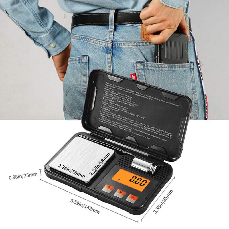 Digital Mini Scale 200g/0.01g  - Tape Dispenser Weighted recensie en prijs