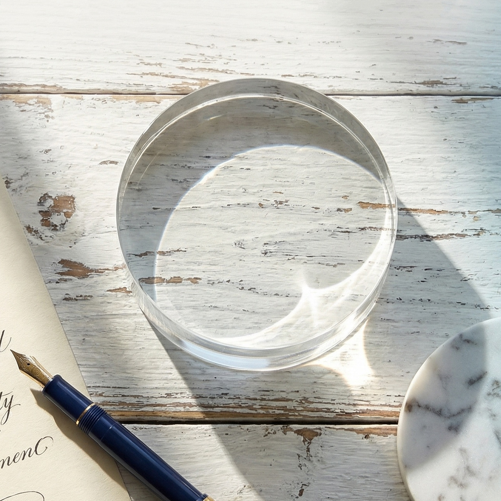 3.15 Inch Round Clear Crystal  - Book Weight Glass recensie en prijs