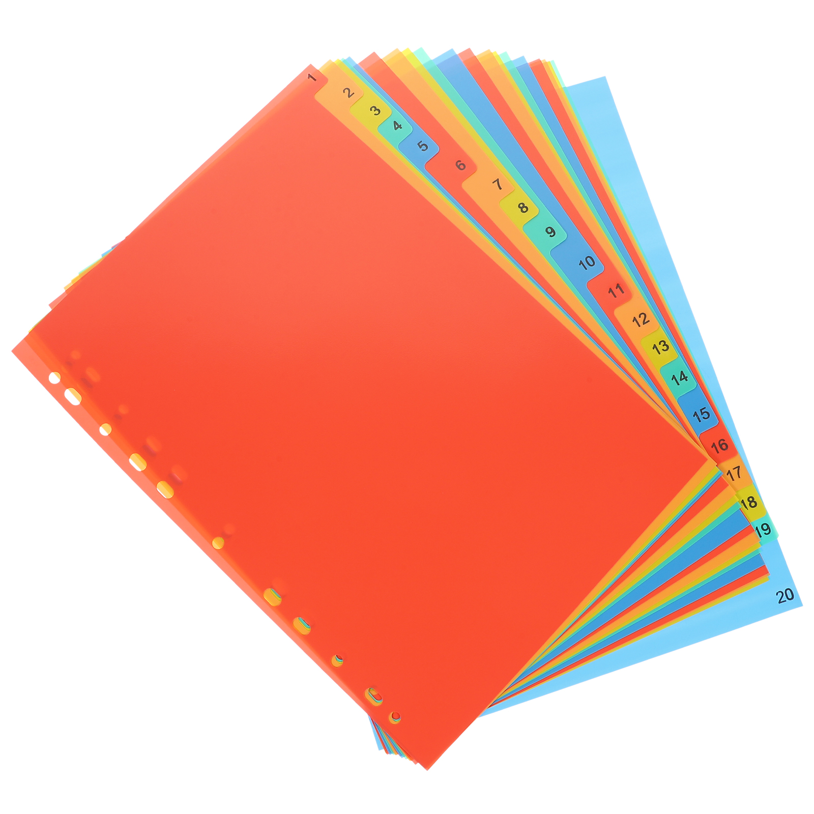 A4 Index Pages Plastic Binder  - Tab Divider A4 recensie en prijs