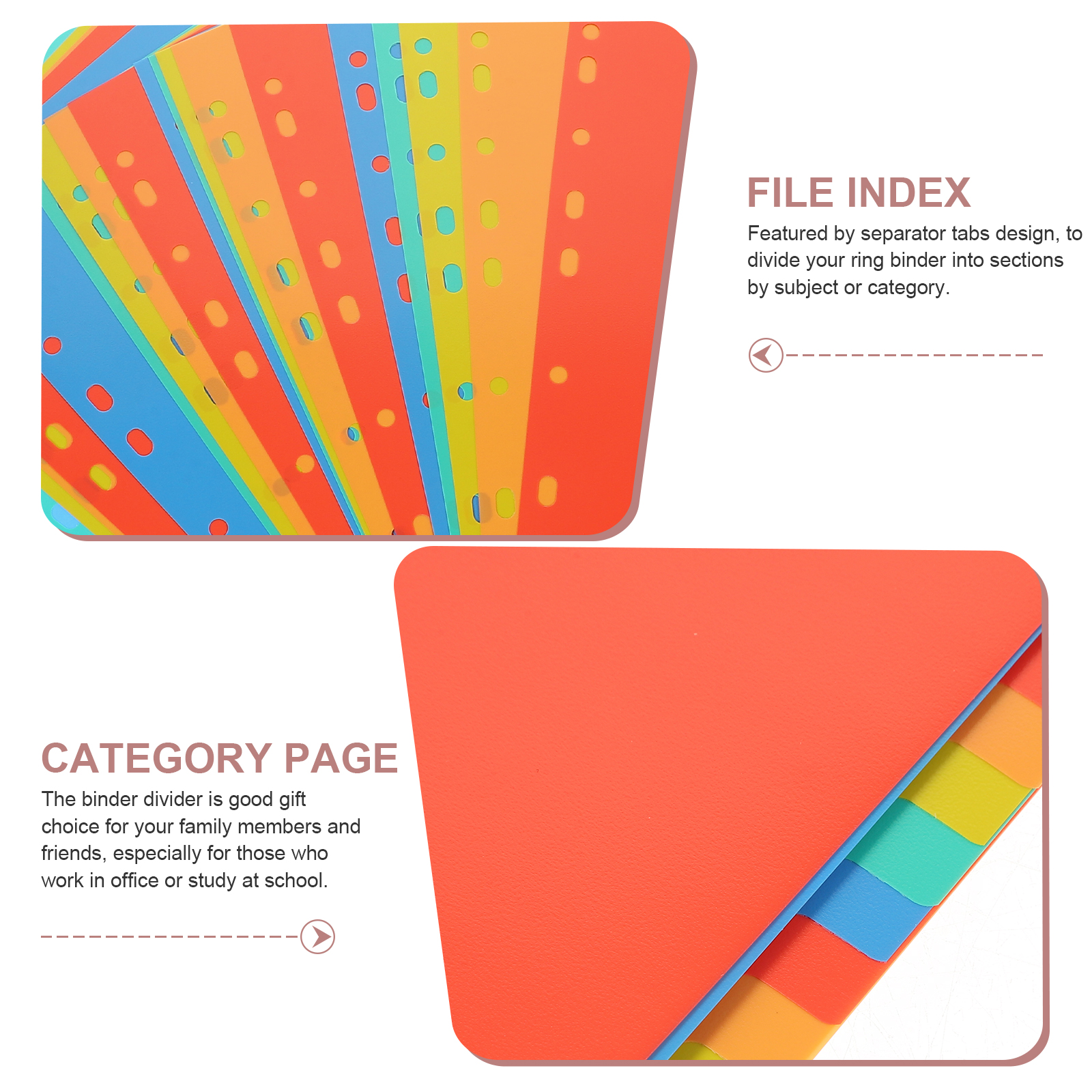 A4 Index Pages Plastic Binder  - Tab Divider A4 recensie en prijs