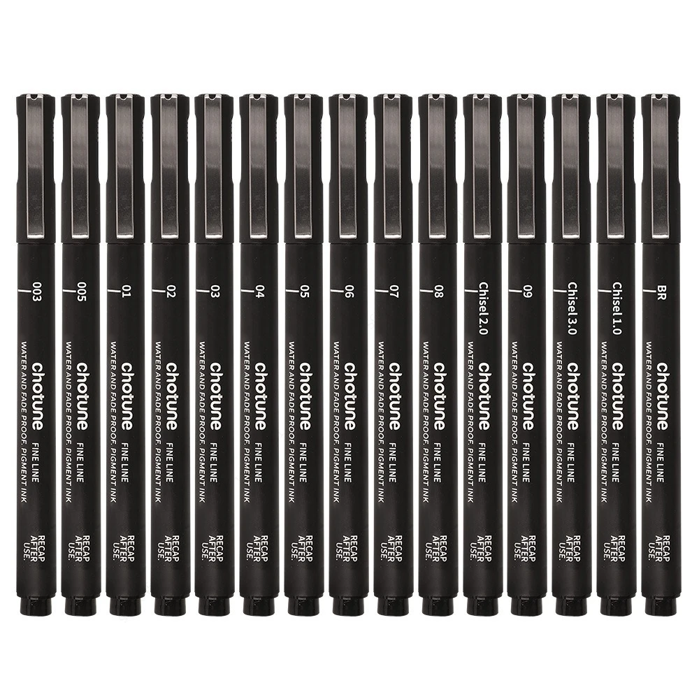 Black Micro Pens,15 Sizes,Wate - Correction Pen Fine recensie en prijs