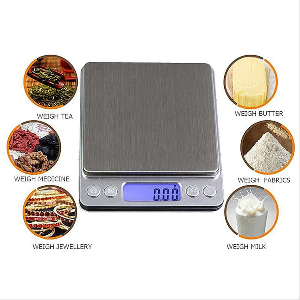 3000g X 0.1g Digital Gram Scal - Tape Dispenser Weighted recensie en prijs