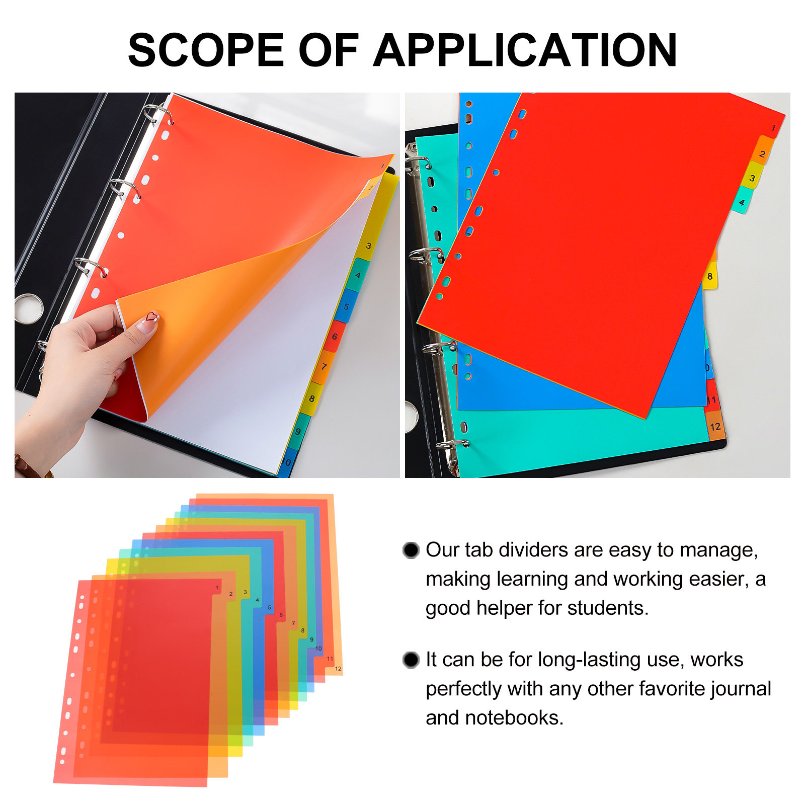 Binder Dividers A4 Colored Pla - Tab Divider A4 recensie en prijs