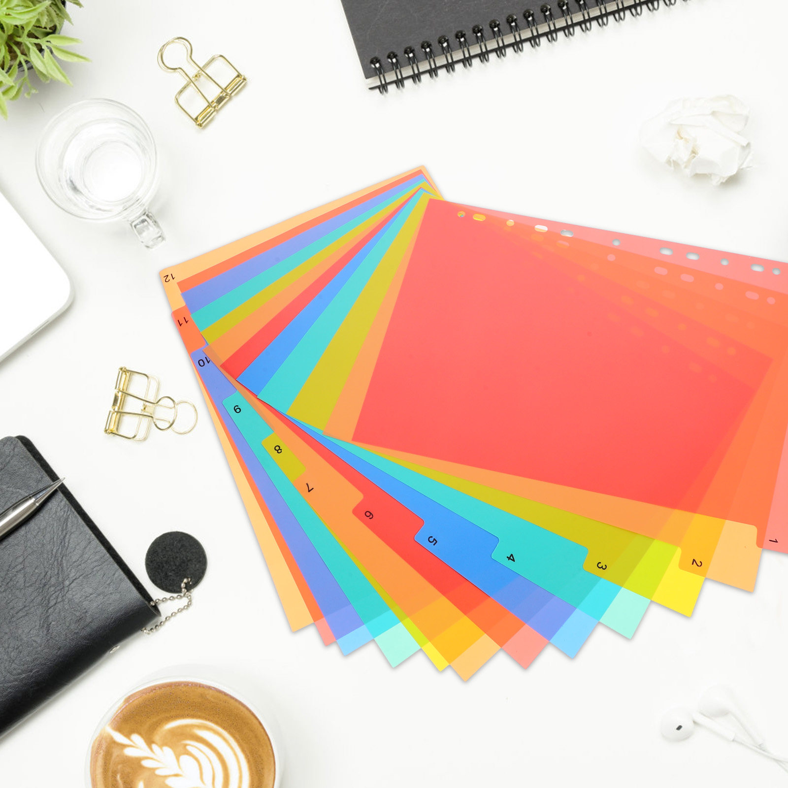Binder Dividers A4 Colored Pla - Tab Divider A4 recensie en prijs