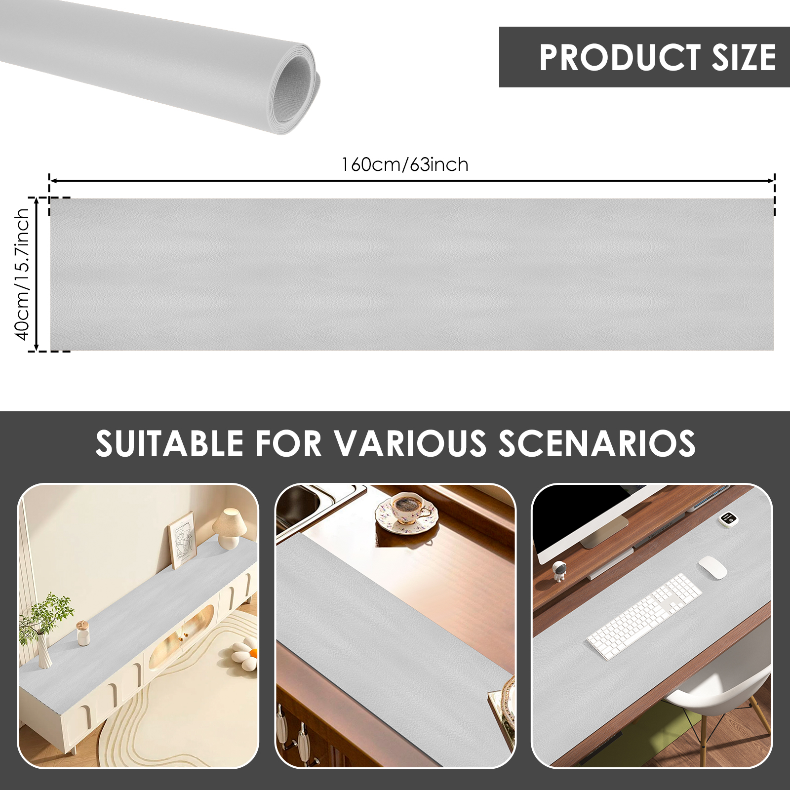 63Inch Waterproof Desk Mat PVC - Leather Desk Pad recensie en prijs