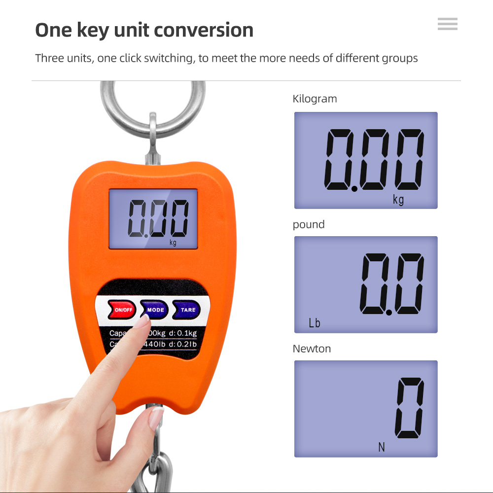 200kg/440lb Crane Scale Digita - Tape Dispenser Weighted recensie en prijs