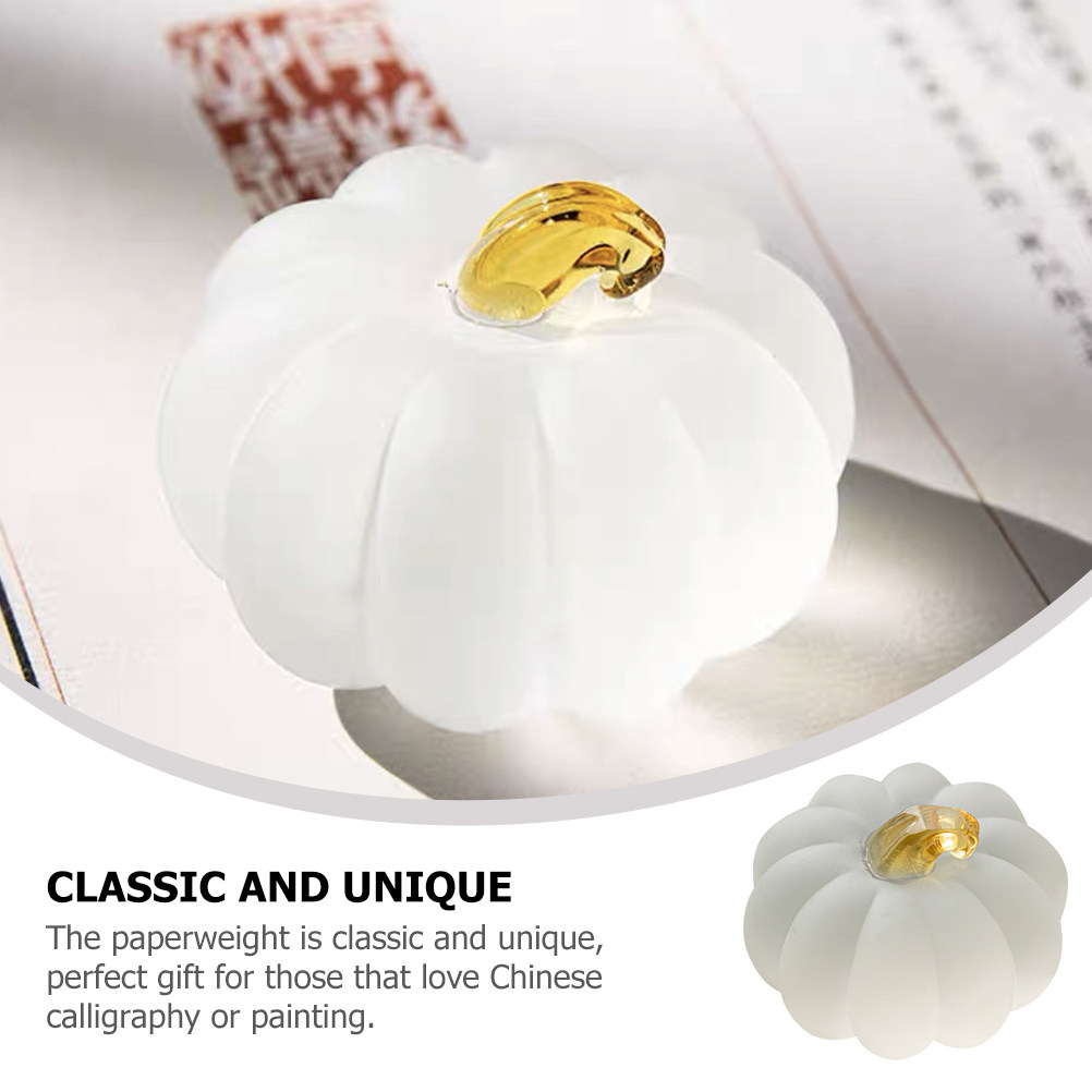Pumpkin Shape Crystal Glass Pa - Paper Weight Crystal recensie en prijs