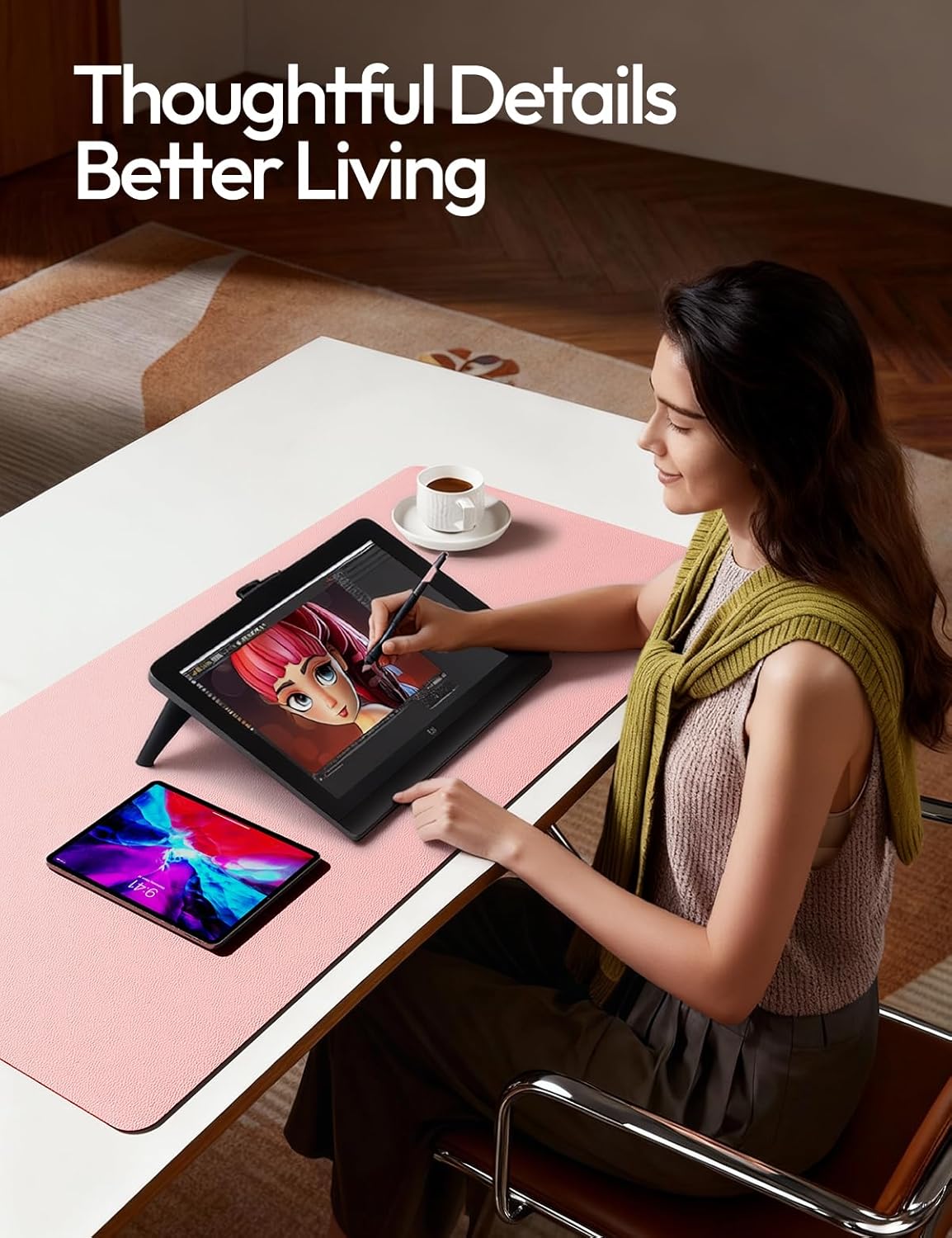 PU Leather Desk Protector with - Leather Desk Pad recensie en prijs
