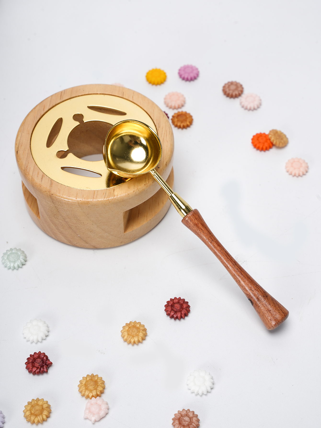 1set Wax Seal Set Wood Wax Mel - Wax Seal Stamp Set recensie en prijs