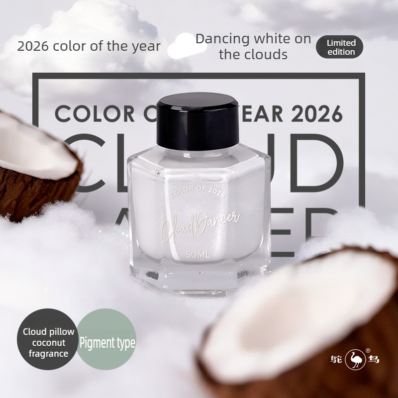 Ostrich 50ml 2026 Color Cloud  - Fountain Pen Bottled Ink recensie en prijs