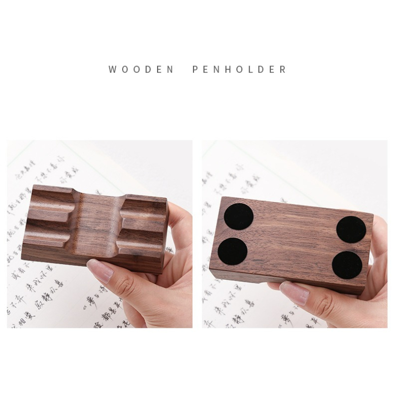 Walnut Wood Pen Holder Stand f - Pen Rest Single recensie en prijs