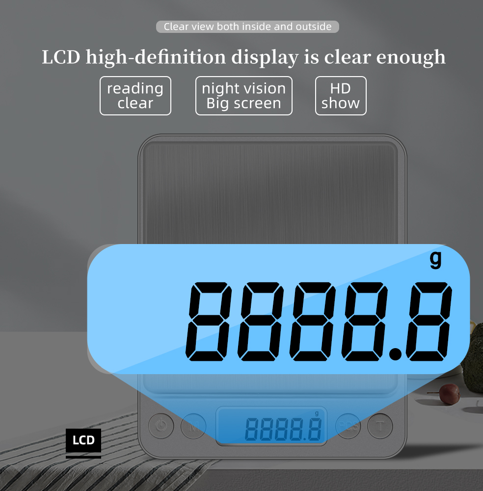 3000g 0.1g Electronic Scale LC - Tape Dispenser Weighted recensie en prijs