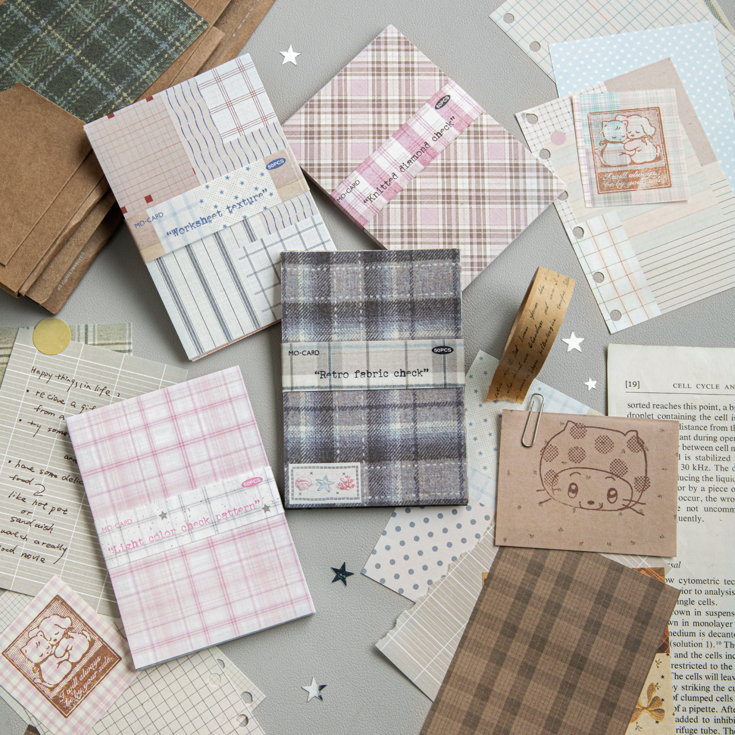 50pcs creative plaid Decor Scr - Ink Blotter Paper recensie en prijs
