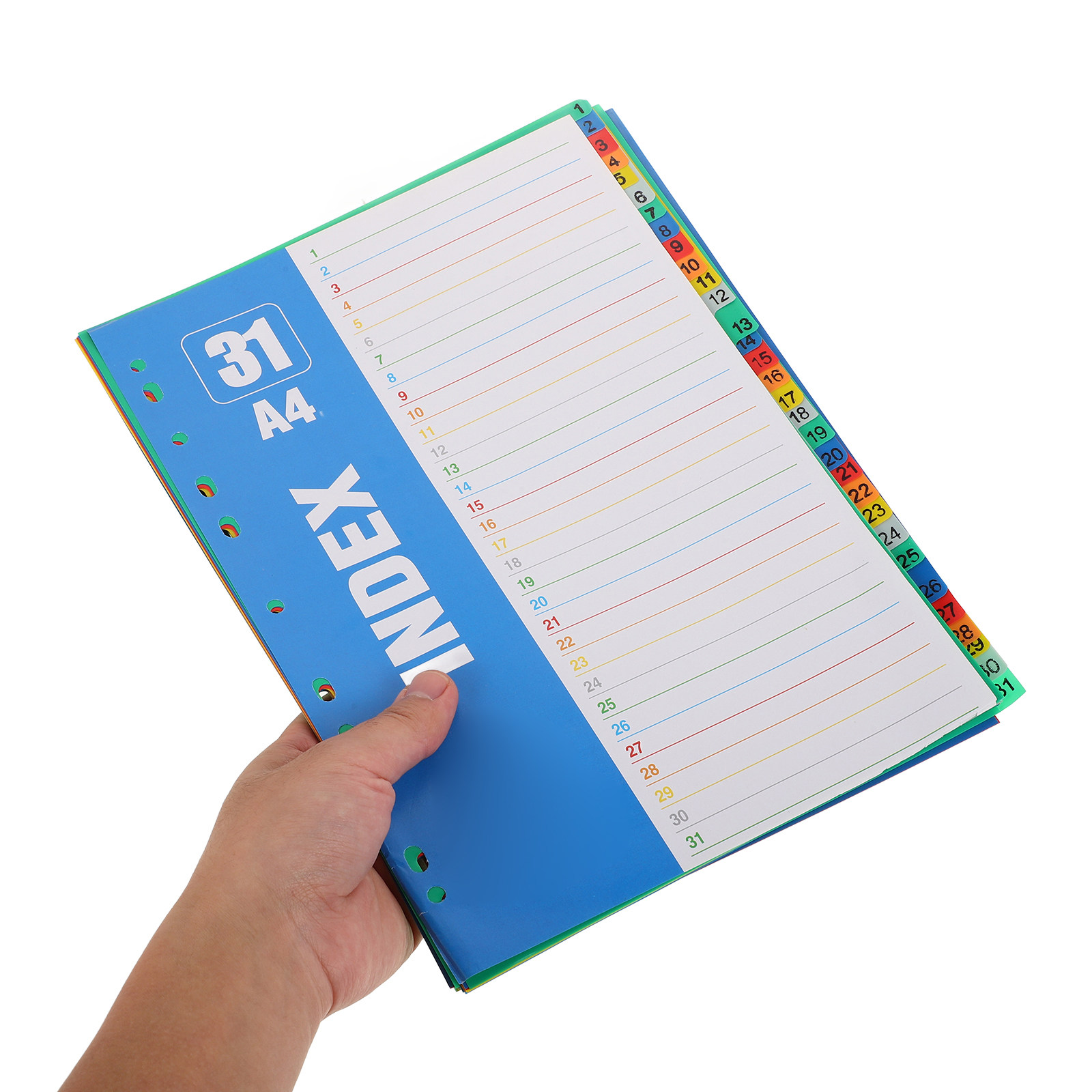 1Set A4 11-Hole PP Index Divid - Tab Divider A4 recensie en prijs
