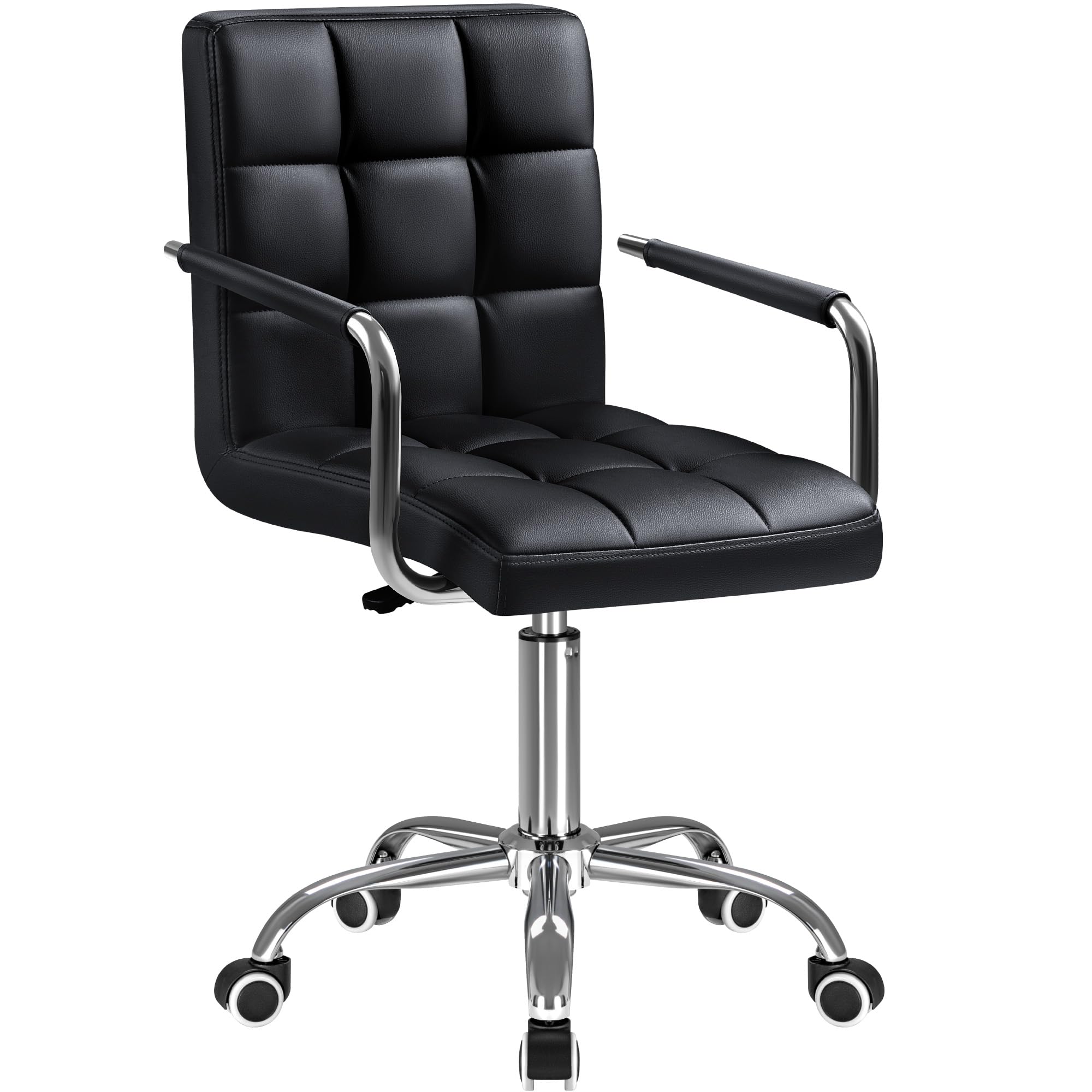 Black PU Leather Swivel Office - Leather Desk Pad recensie en prijs