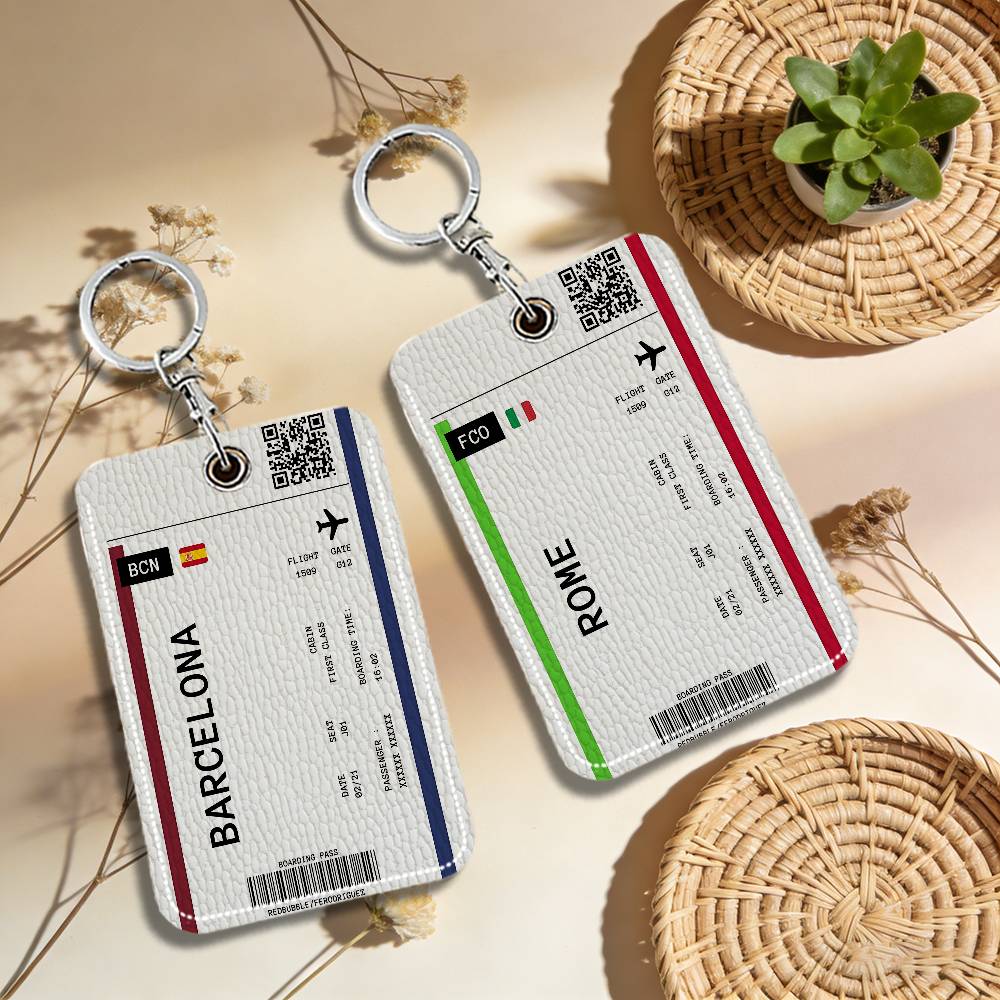 Boarding Pass Plane Ticket Lea - Card Index Box recensie en prijs
