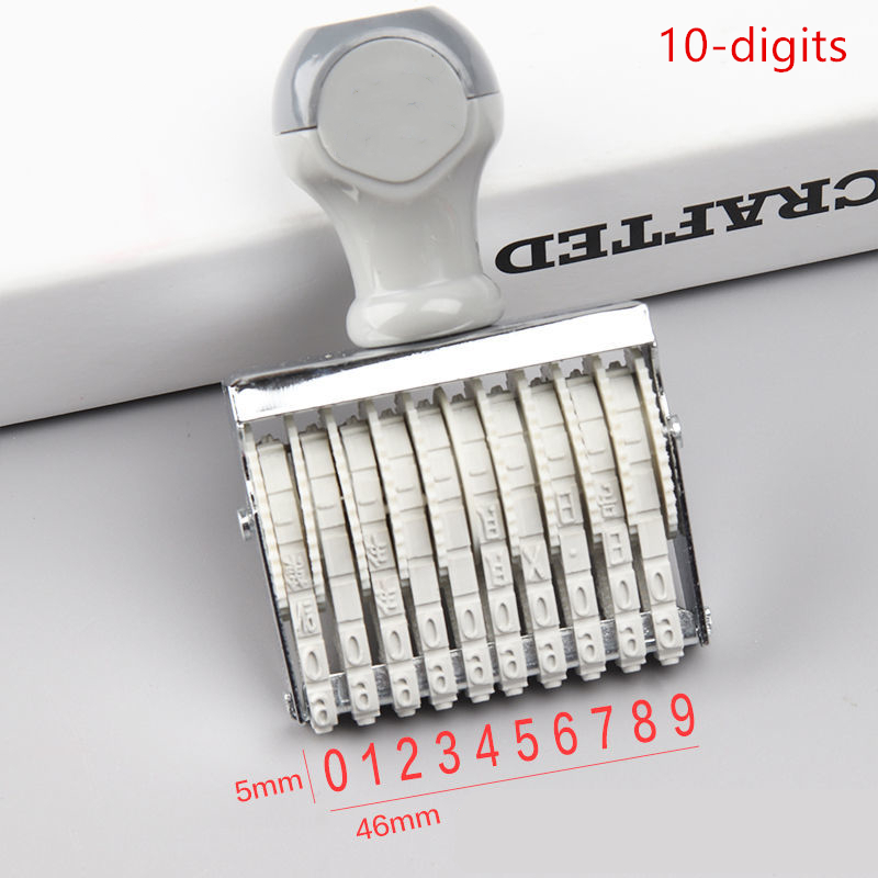 Portable 8/10 Digits Number St - Rubber Date Stamp recensie en prijs