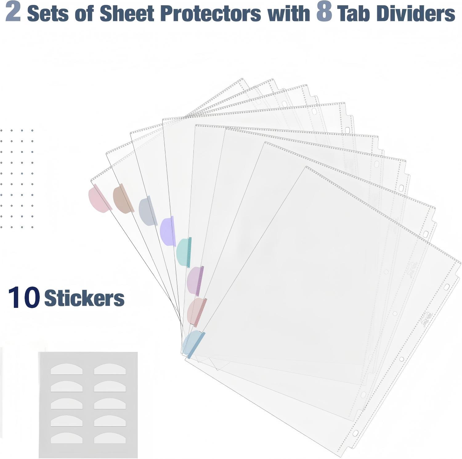 A4 Clear Sheet Protectors with - Tab Divider A4 recensie en prijs