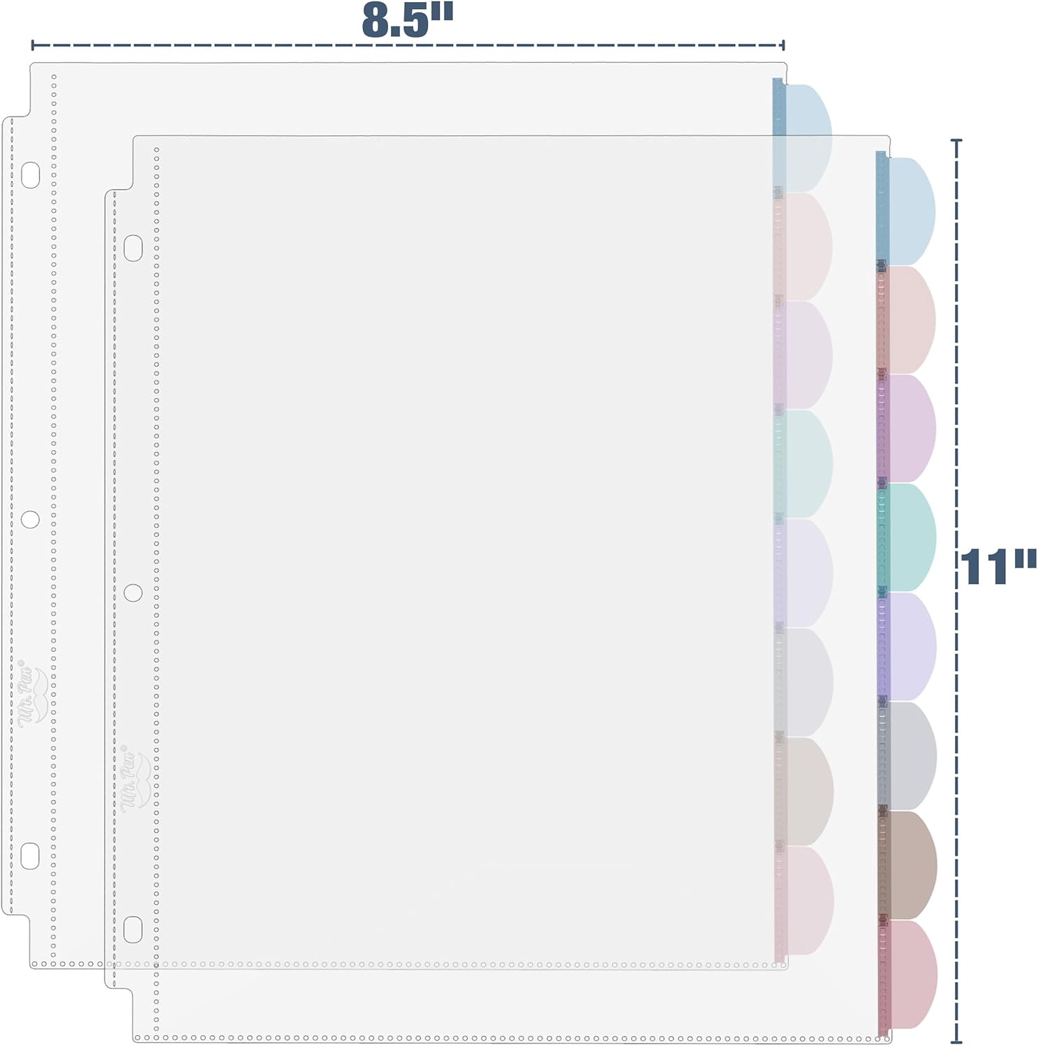 A4 Clear Sheet Protectors with - Tab Divider A4 recensie en prijs