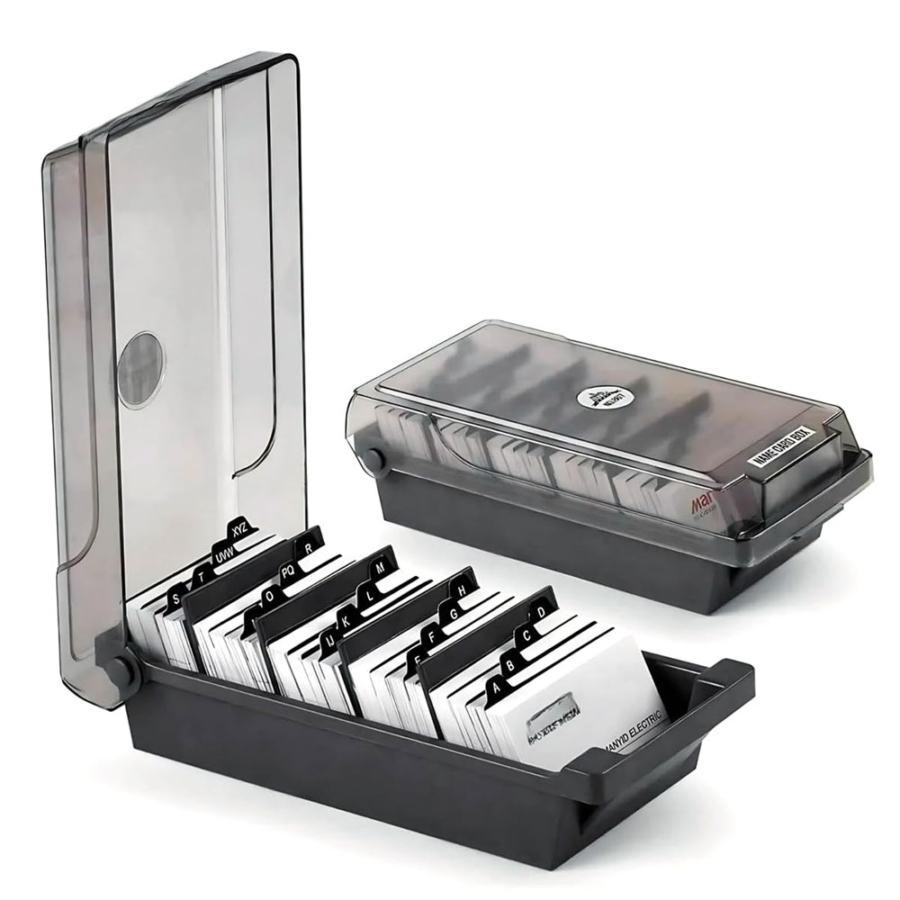 Desktop Business Card Box, Lar - Card Index Box recensie en prijs
