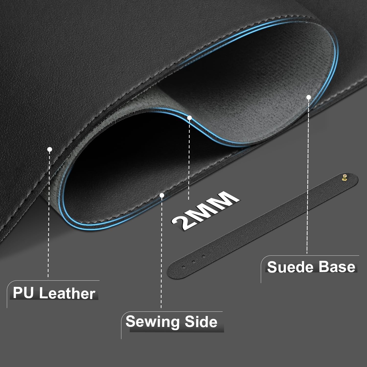 Large Leather Desk Pad Protect - Leather Desk Pad recensie en prijs