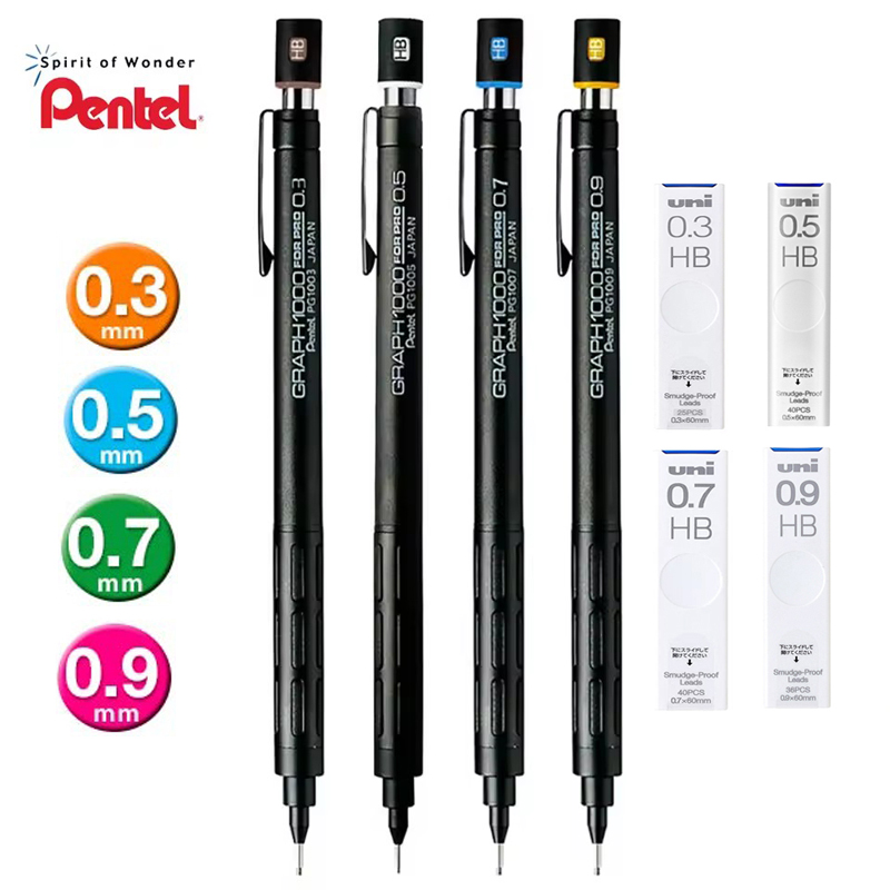 Pentel PG1000 Graph For PRO Bl - Mechanical Pencil 0.3 recensie en prijs