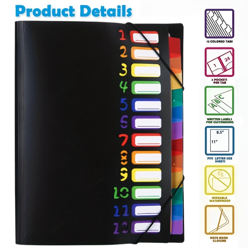 1Pc Black/White Cover Multi-La - Tab Divider A4 recensie en prijs
