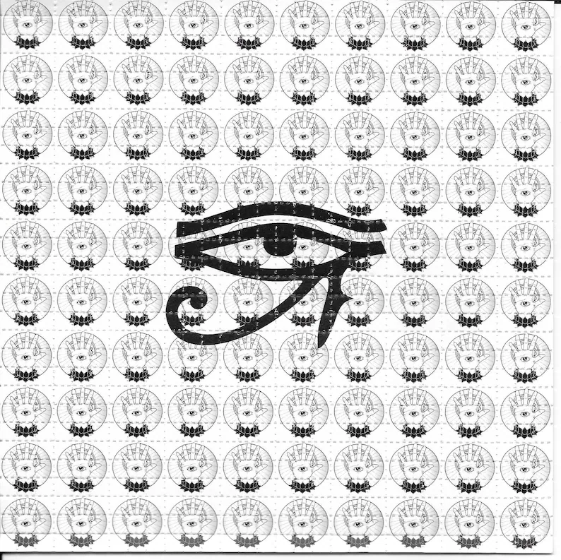 Eye of Providence Psychedelic  - Ink Blotter Paper recensie en prijs