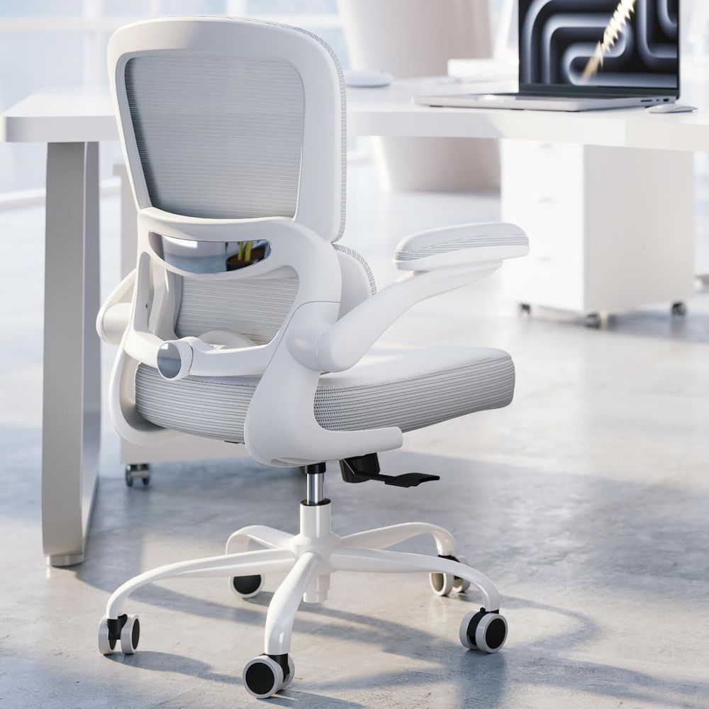 Ergonomic Desk Chair with Adju - Leather Desk Pad recensie en prijs