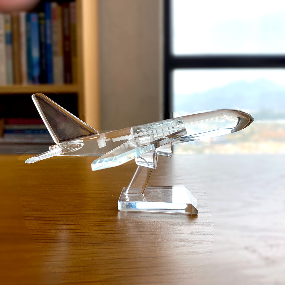 Clear Crystal Cute  Aircraft F - Paper Weight Crystal recensie en prijs