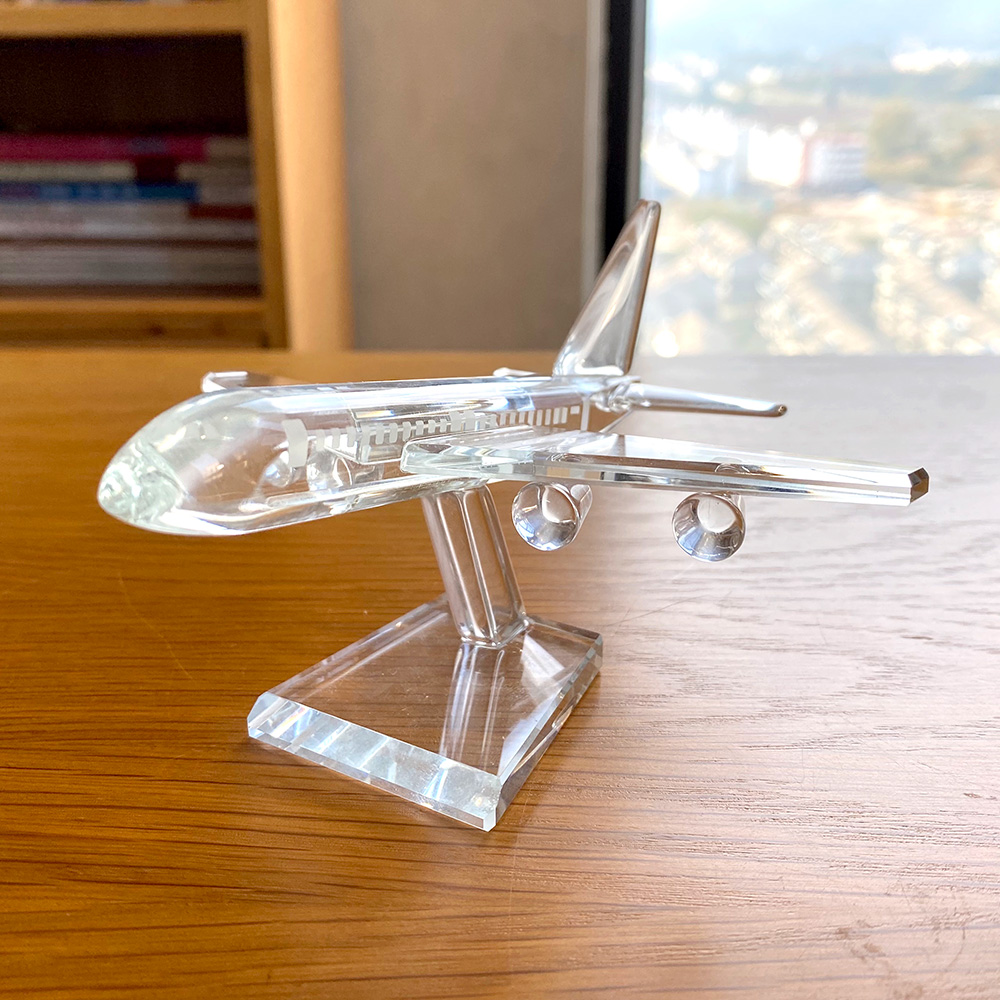 Clear Crystal Cute  Aircraft F - Paper Weight Crystal recensie en prijs