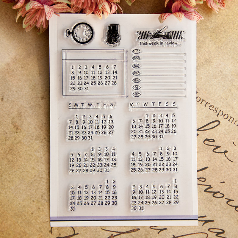 Date Week Month Number Symbol  - Rubber Date Stamp recensie en prijs