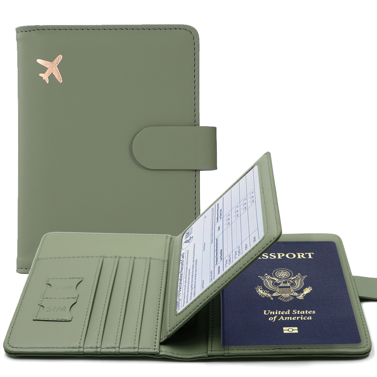 RFID Passport Cover Case Passp - Index Card Holder recensie en prijs