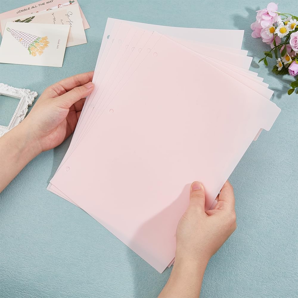 16 Sheets 3 Ring A4 Pink Binde - Tab Divider A4 recensie en prijs