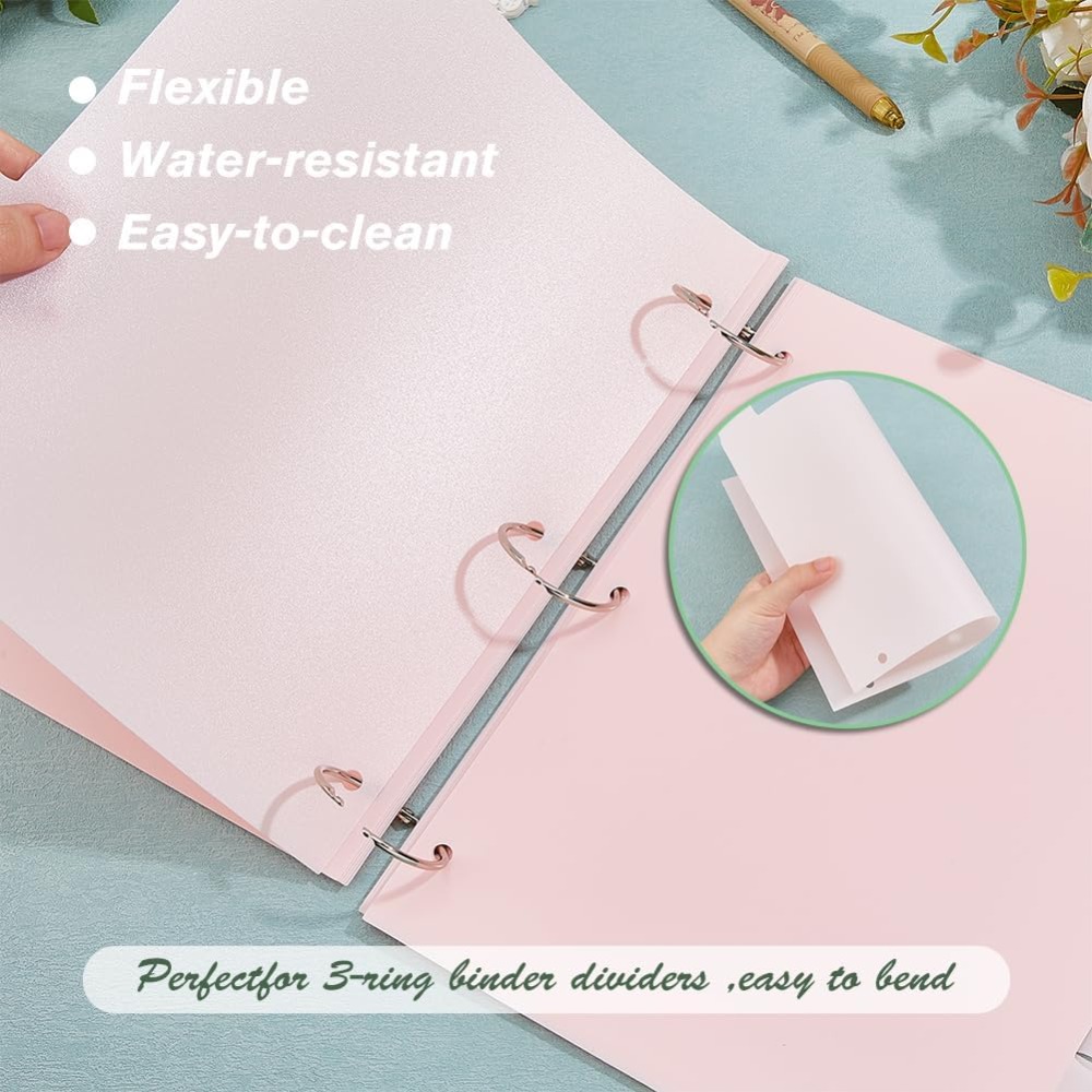 16 Sheets 3 Ring A4 Pink Binde - Tab Divider A4 recensie en prijs