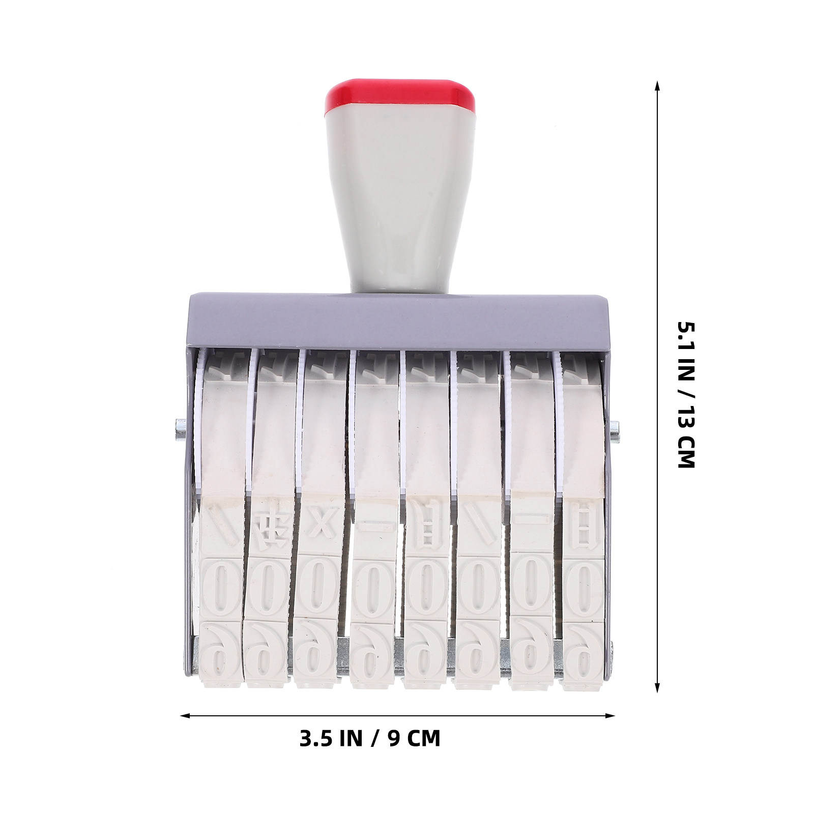8 Digit Date Stamp Handheld Ro - Rubber Date Stamp recensie en prijs