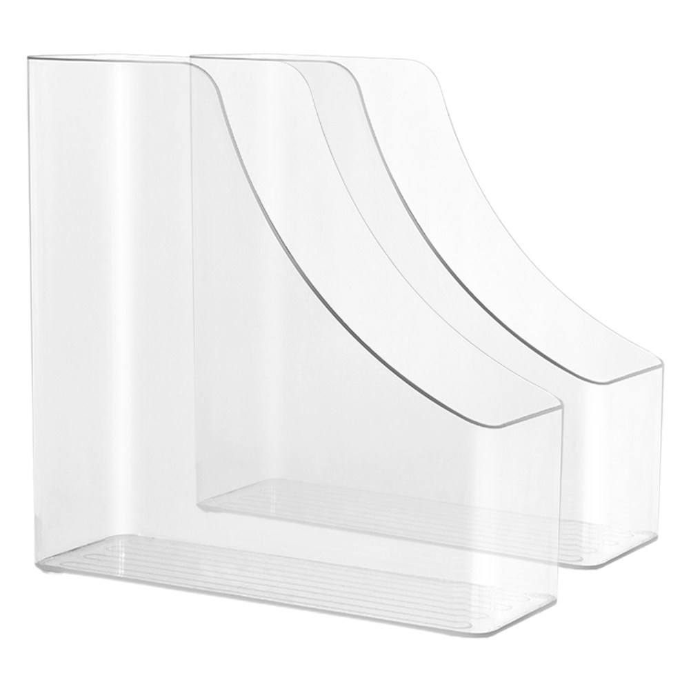 2Pcs Transparent File Organize - Magazine Holder Rack recensie en prijs