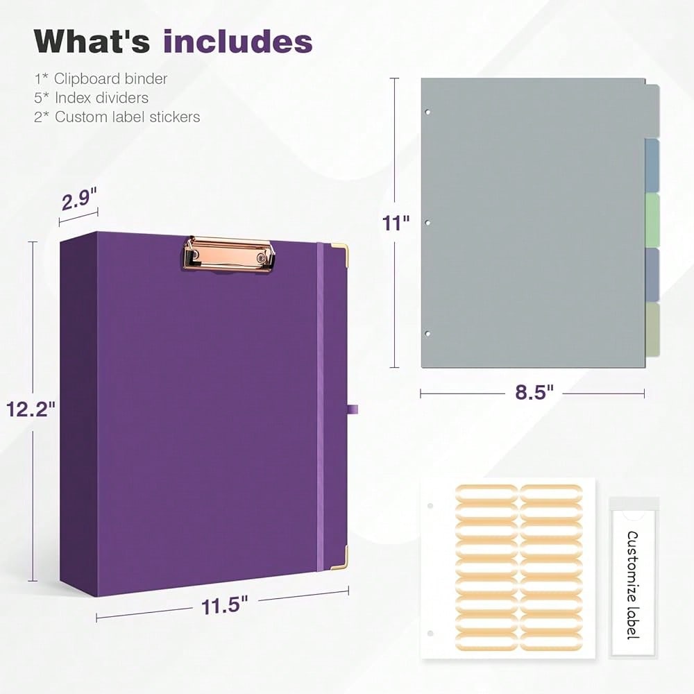 Mini 3 Ring Binder 2 Inch For  - Tab Divider A4 recensie en prijs