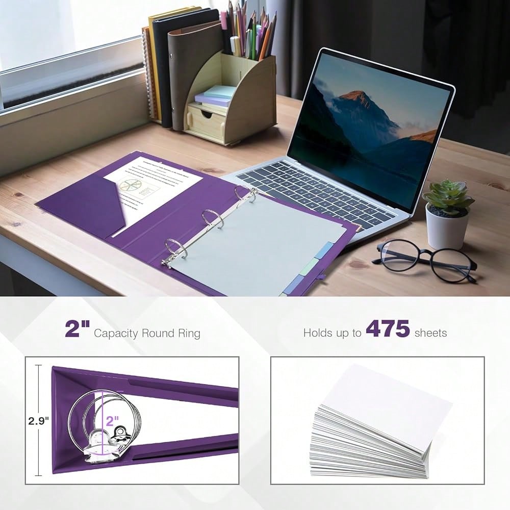 Mini 3 Ring Binder 2 Inch For  - Tab Divider A4 recensie en prijs
