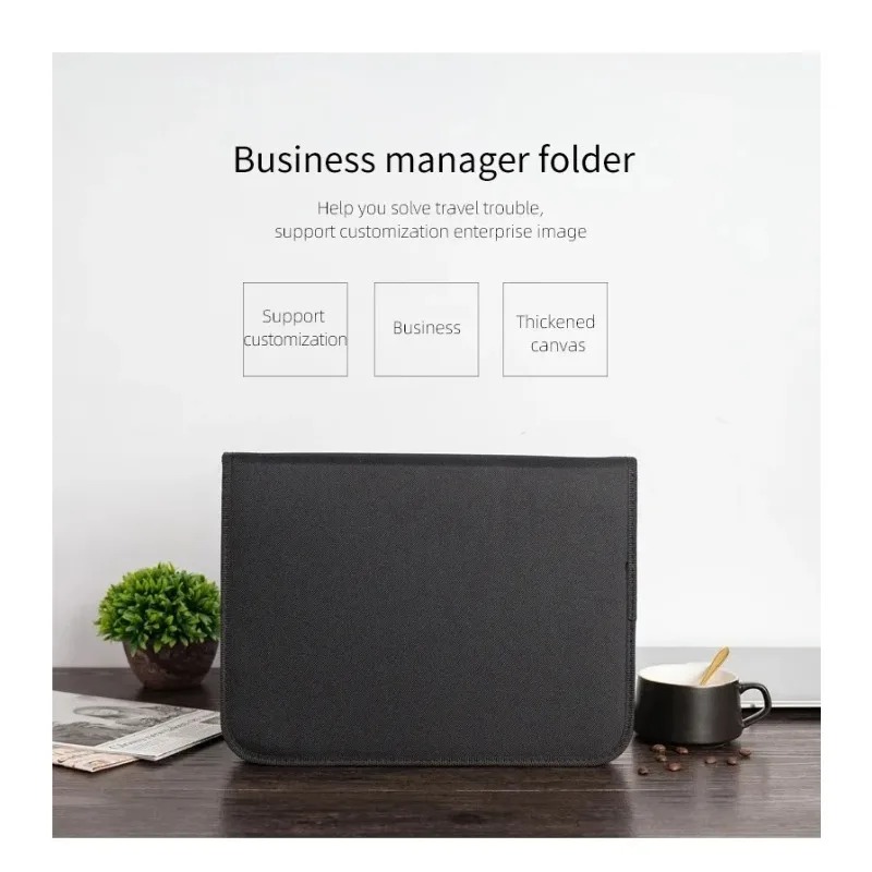 Large Black Business Portfolio - Binder A4 Lever recensie en prijs