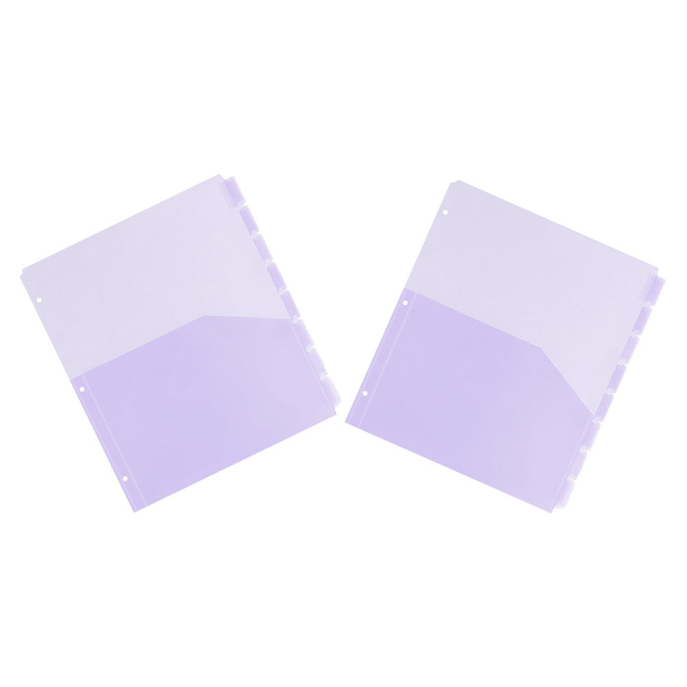 2Sets Binder Pockets Dividers  - Tab Divider A4 recensie en prijs