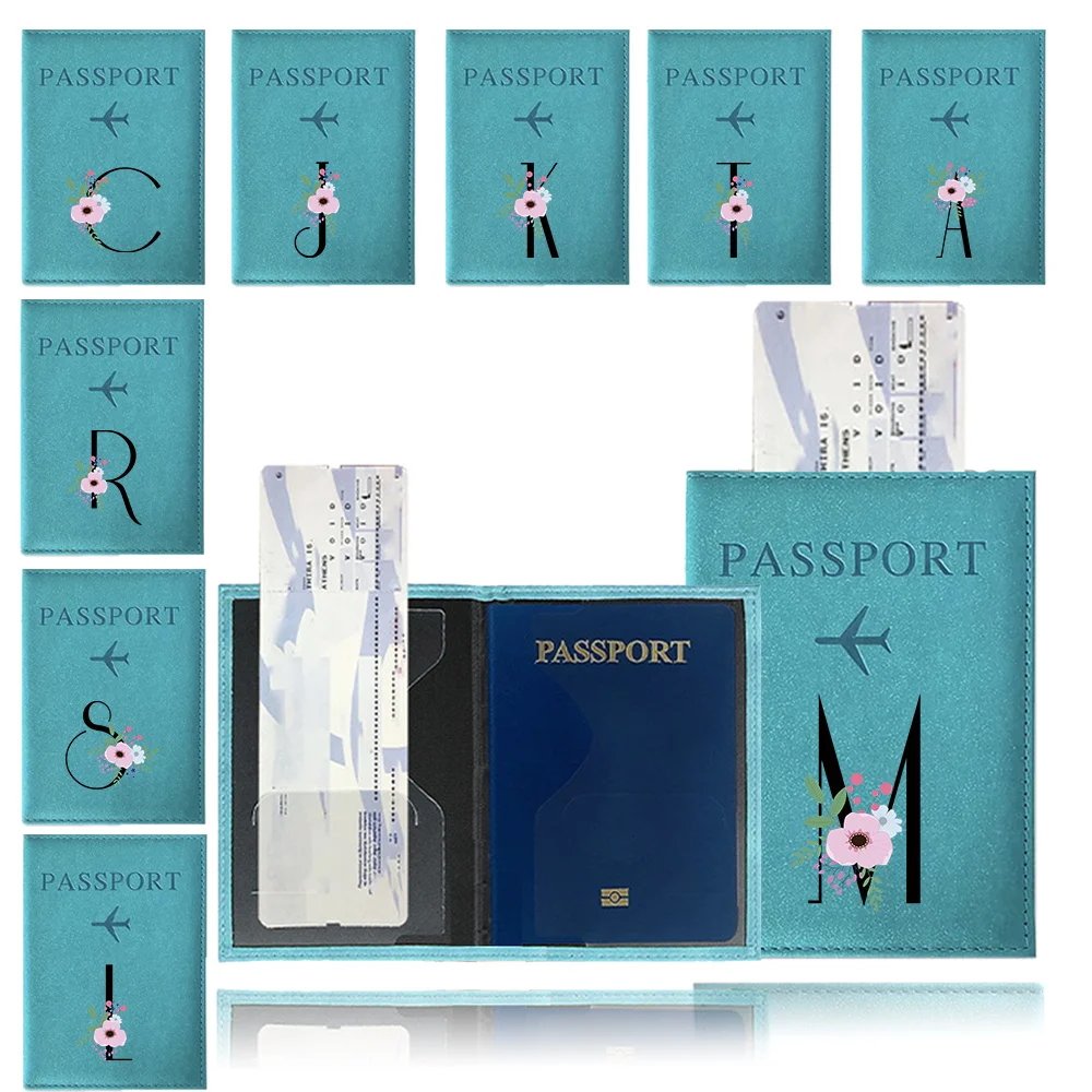 Passport Cover Blue Color Pu P - Index Card Holder recensie en prijs