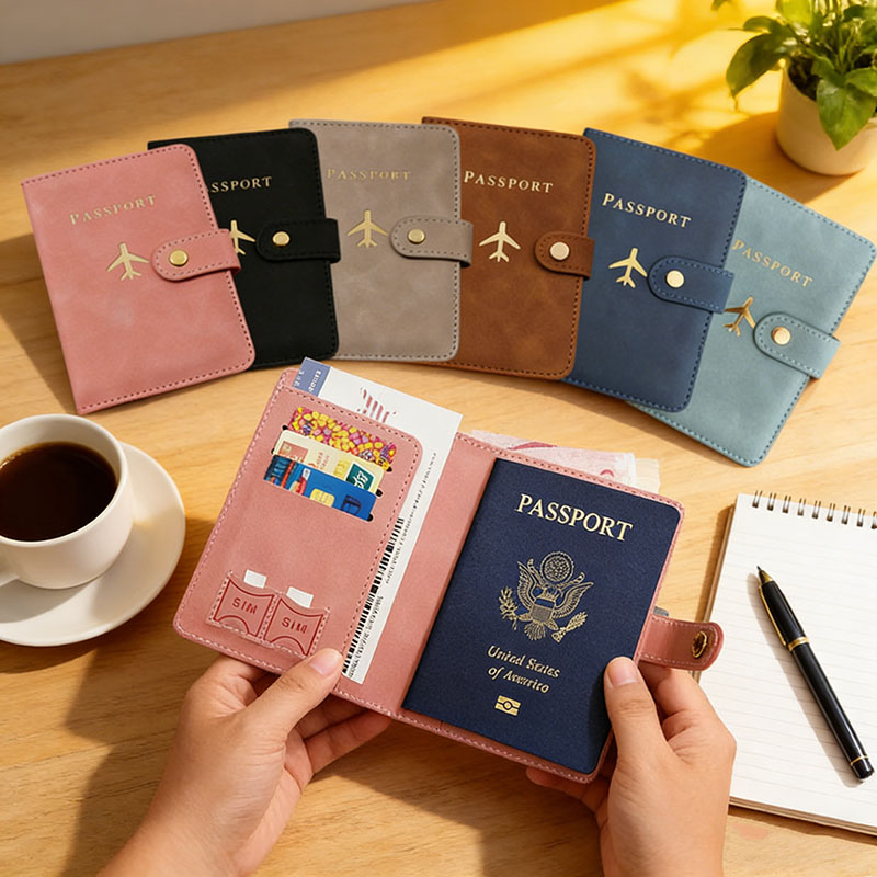 Leather Passport Holder Covers - Index Card Holder recensie en prijs