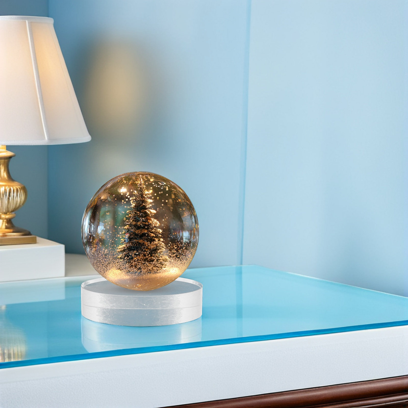 2Pcs Round Crystal Paperweight - Book Weight Glass recensie en prijs