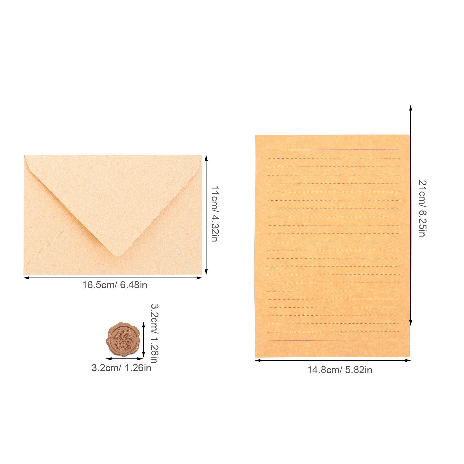1Set Elegant Vintage Stationer - Wax Seal Stamp Set recensie en prijs