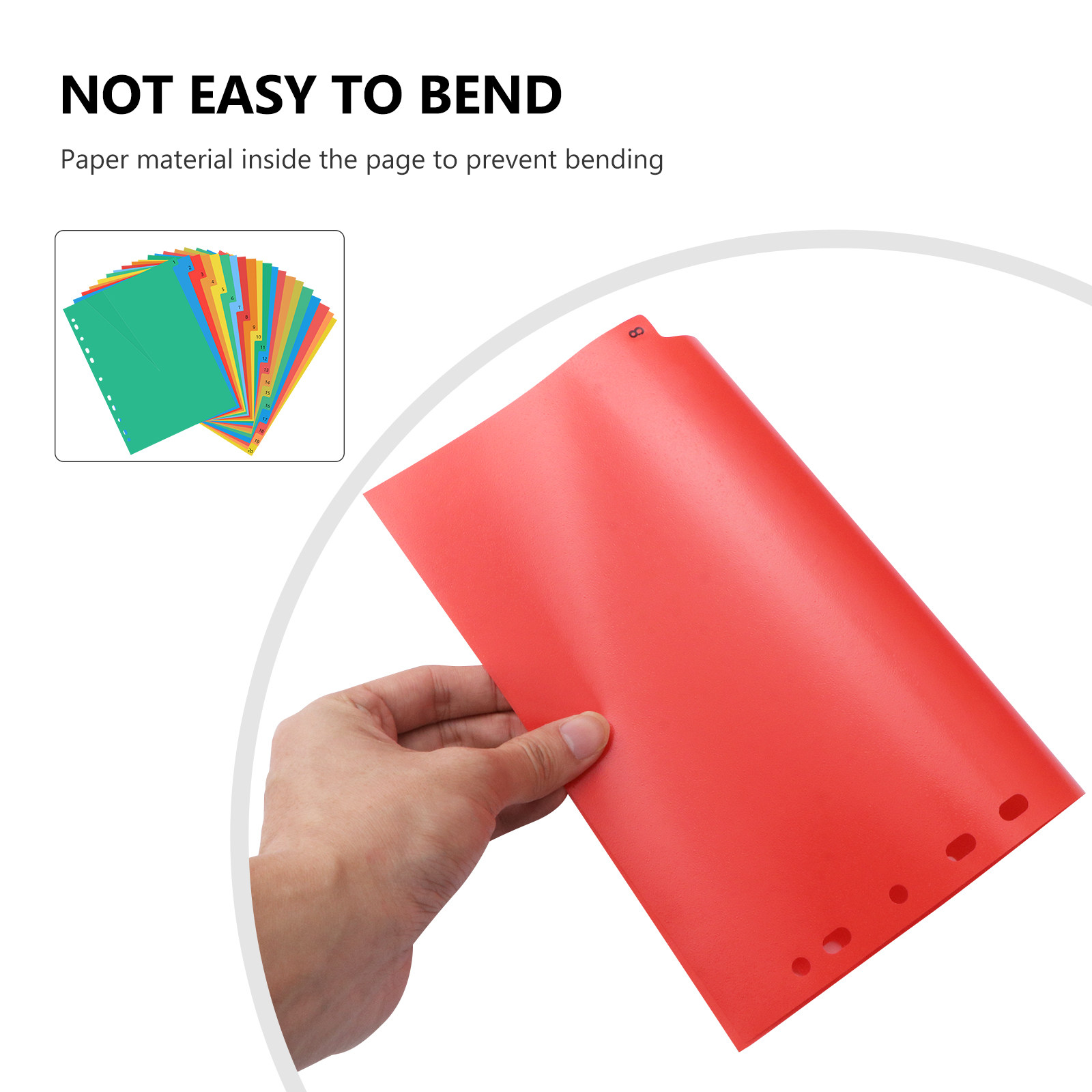 20 Pages A4 Colorful Plastic B - Tab Divider A4 recensie en prijs