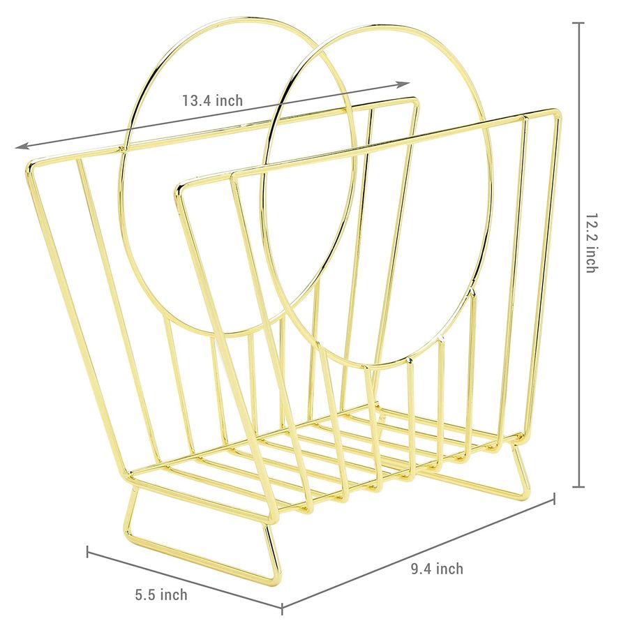 MidCentury Brass Plated Metal  - Magazine Holder Rack recensie en prijs