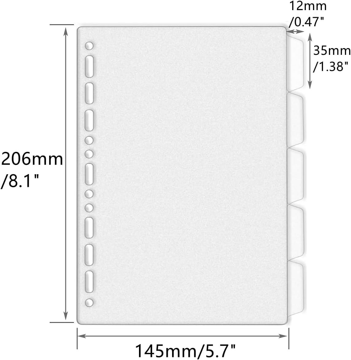 A4 A5 B5 Binder Dividers Gener - Tab Divider A4 recensie en prijs